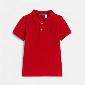 Класическа червена поло тениска