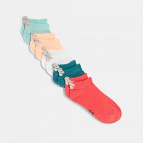 Едноцветни къси чорапи (пакет от 5 бр.)