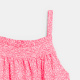 Розова рокля от трико