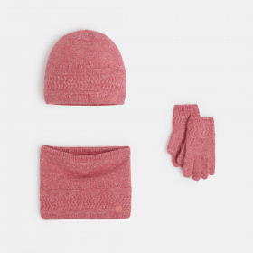 Комплект шал, шапка и ръкавици