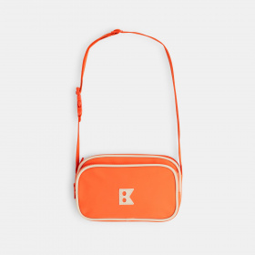 Оранжева чанта с лого