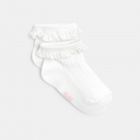 Чорапи с волани от дантела
