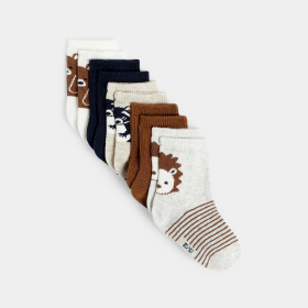 Жакардови чорапи с животни (пакет от 5 бр.)