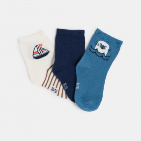 Чорапи на морска тематика (комплект от 3)