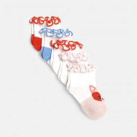 Чорапи с изпъкнал ръб (комплект от 5 бр.)