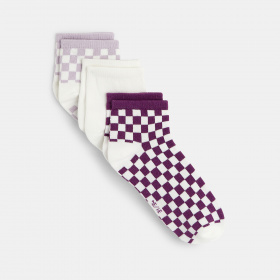 Карирани чорапи (комплект от 3 бр.)