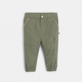 Памучен зелен панталон