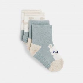 Неплъзгащи се чорапи със заек