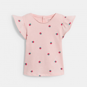 Розова тениска с ягоди