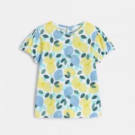Синя лимонена тениска