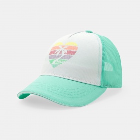 Зелена мрежеста шапка