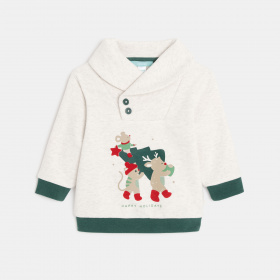 Бежов суитшърт от полар