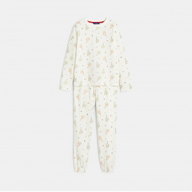 Бяла празнична пижама