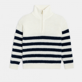 Раиран плетен пуловер