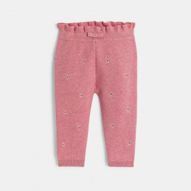 Розови плетени панталони