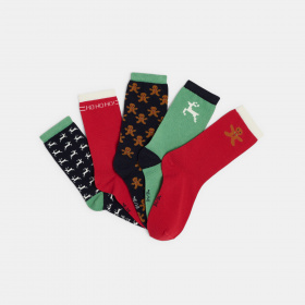 Комплект многоцветни чорапи