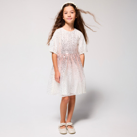 Рокля със златни пайети