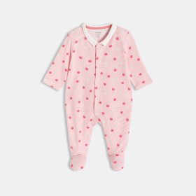 Розова раирана пижама