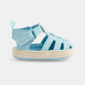 Сини памучни сандали