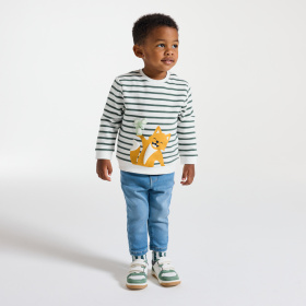 Раиран суитшърт с щампа