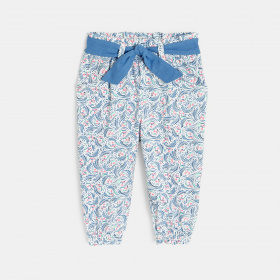 Сини панталони с принт