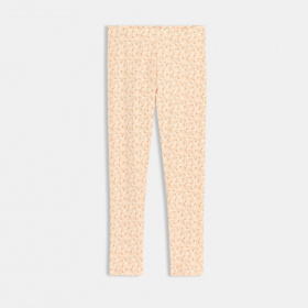 Оранжев клин с флорален мотив