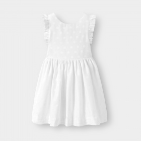 Елегантна бяла рокля