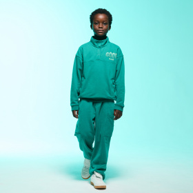 Зелен спортен панталон с джобове