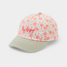 Оранжева шапка с щампа