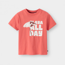 Червена тениска с послание