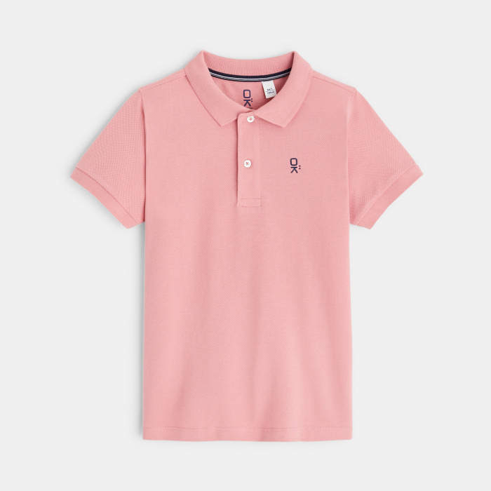 Розова поло тениска