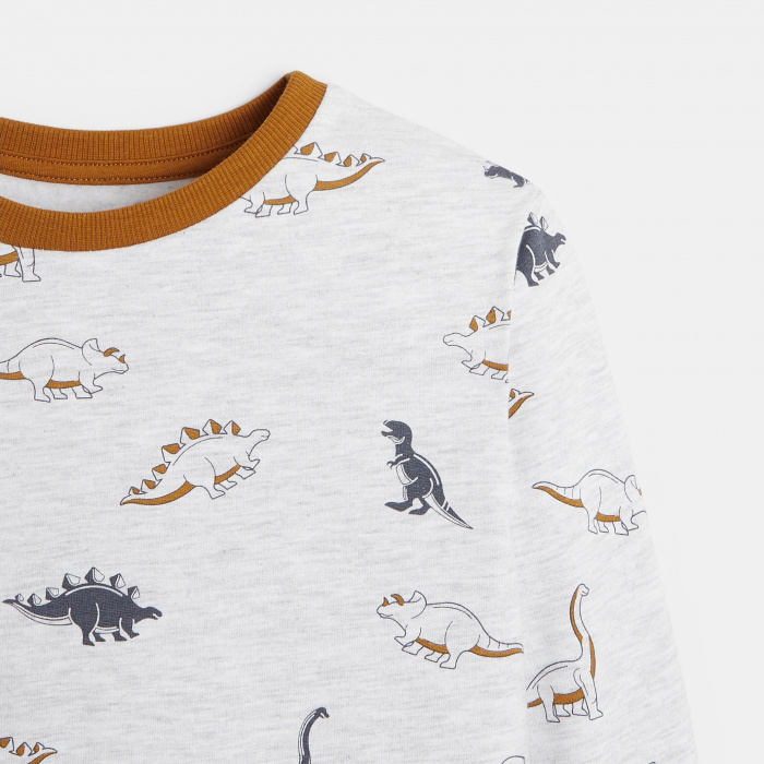 Пижама от трико с динозаври