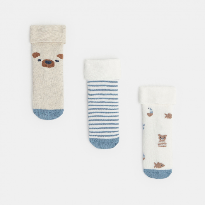 Сини чорапи (комплект от 3 бр.)