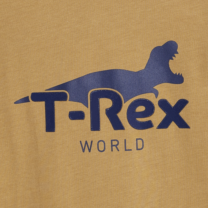 Тениска с щампа на динозавър