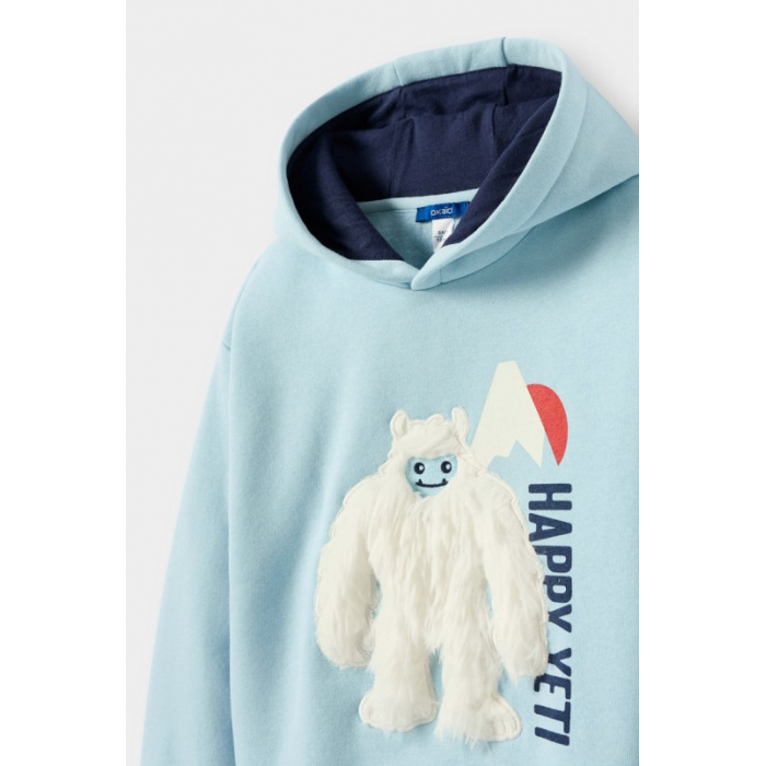 Син суитшърт Yeti