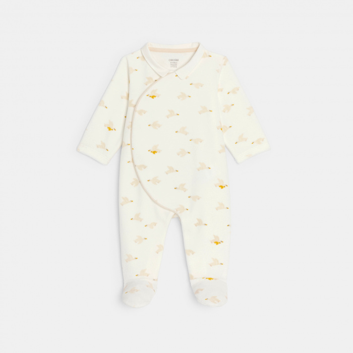 Бежов кадифен гащеризон