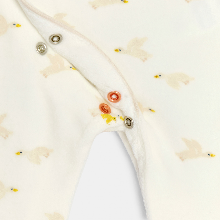 Бежов кадифен гащеризон