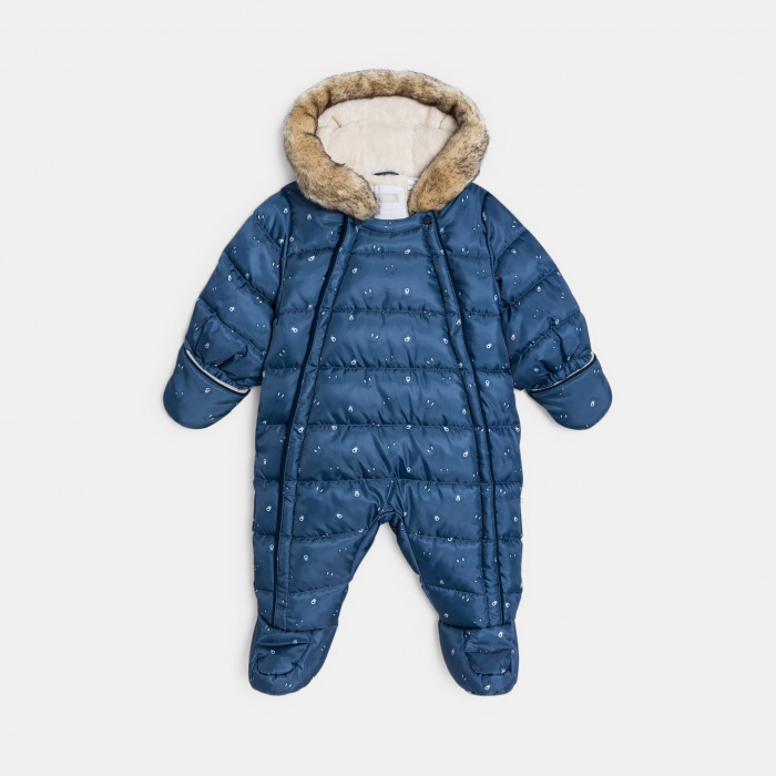 Син ескимос с животни