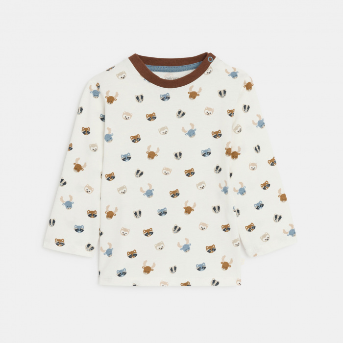 Кафяв гащеризон и тениска