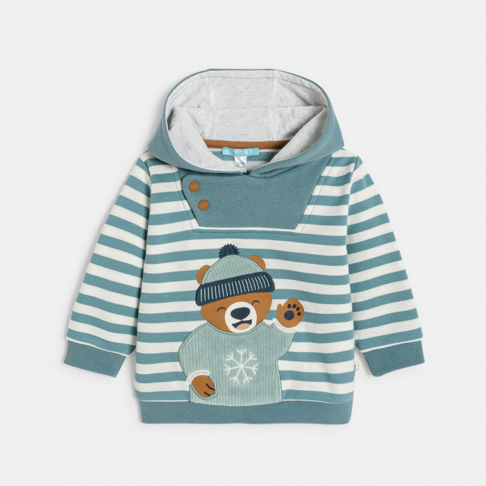 Син суитшърт на райе