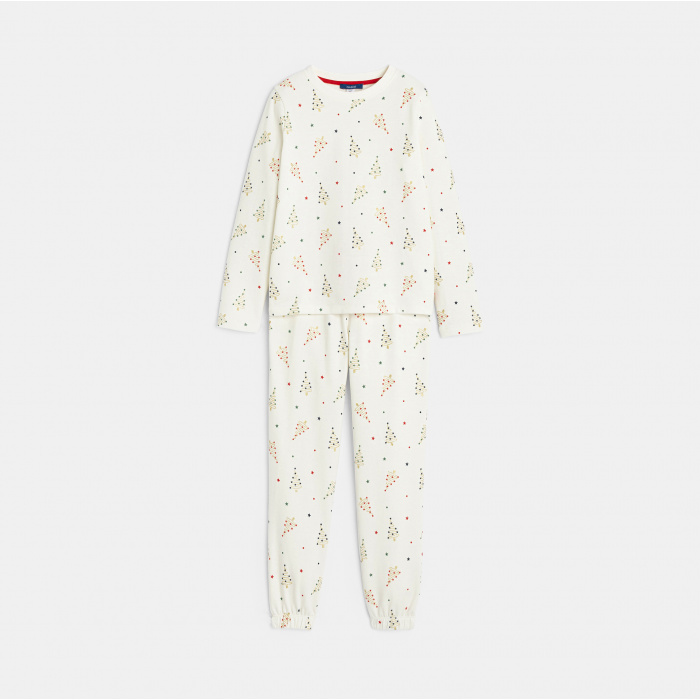 Бяла празнична пижама