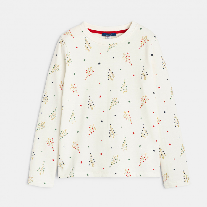 Бяла празнична пижама