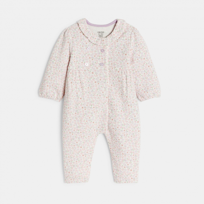 Розово гащеризон с цветя