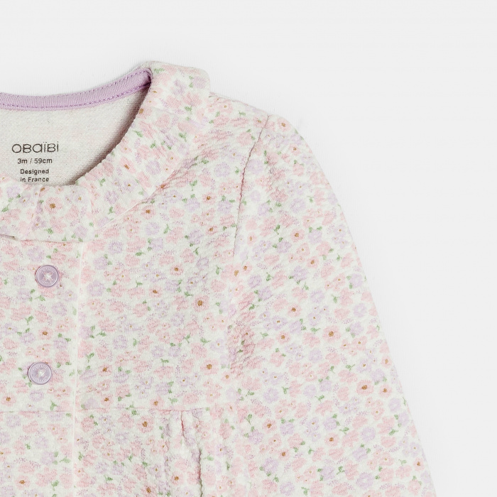 Розово гащеризон с цветя