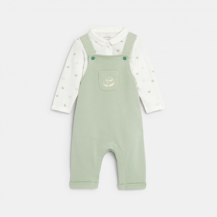 Зелен гащеризон и боди