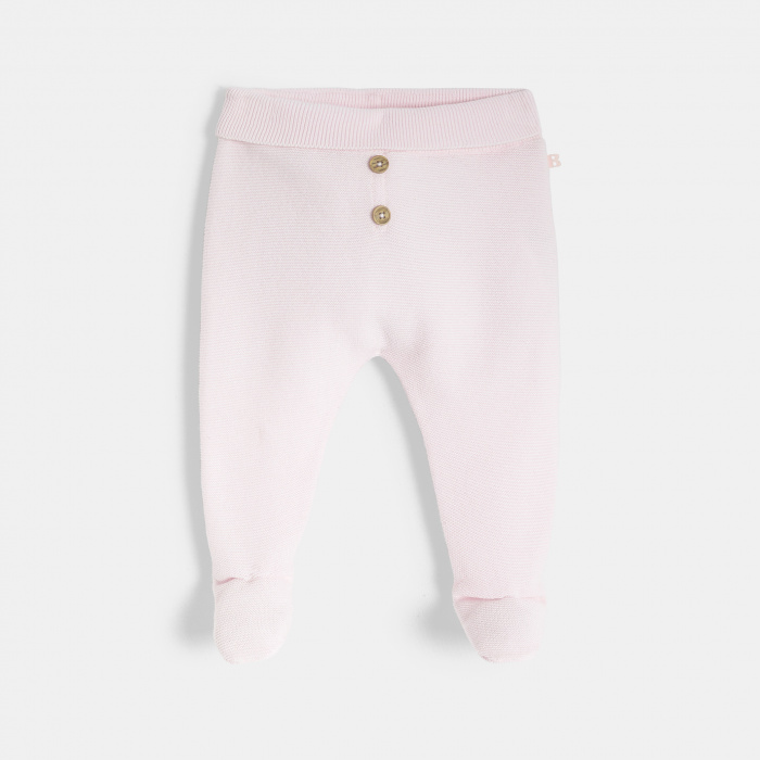 Розови плетени панталони с крачета