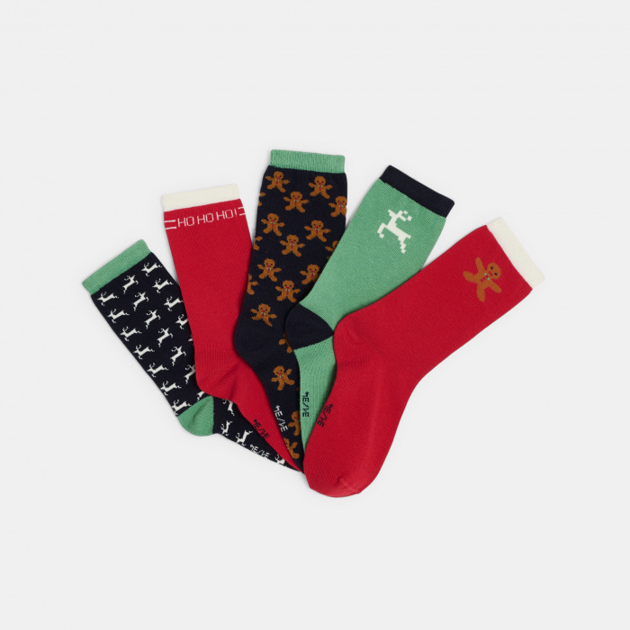 Комплект многоцветни чорапи