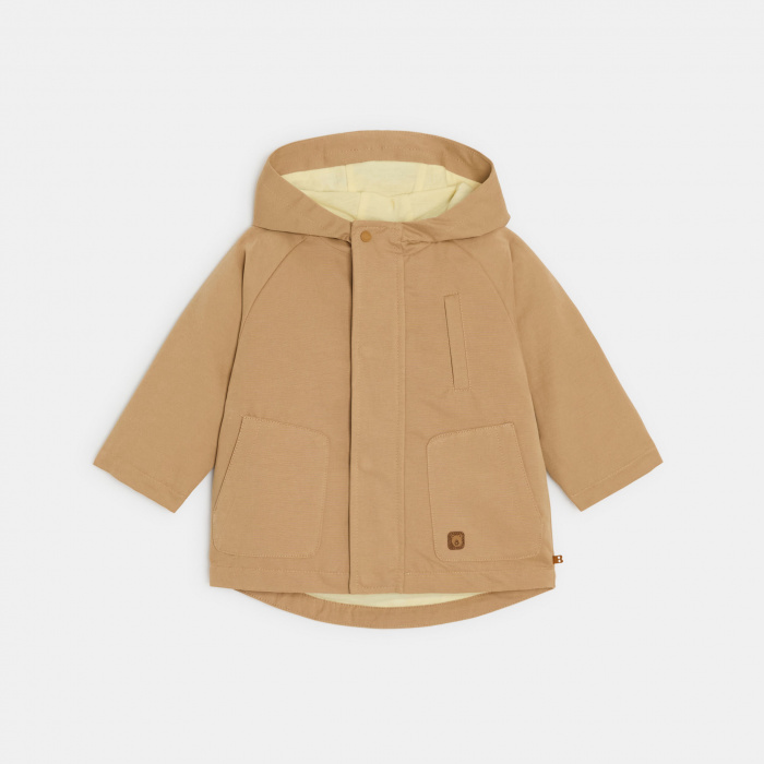 Кафява парка с качулка 2 в 1