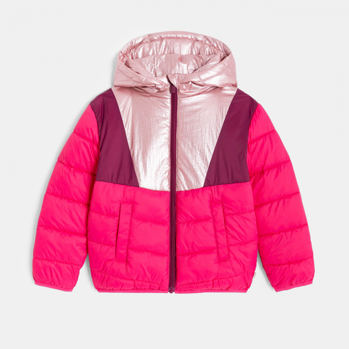 Розово пухено яке с качулка