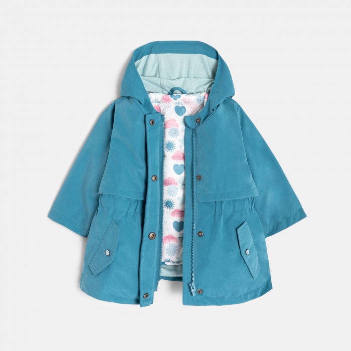 Синя парка с качулка 3 в 1